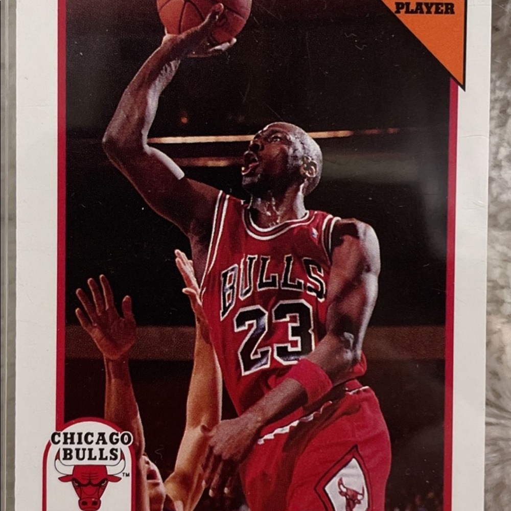 NBA Hoops Michael Jordan 1991 MVP card #30